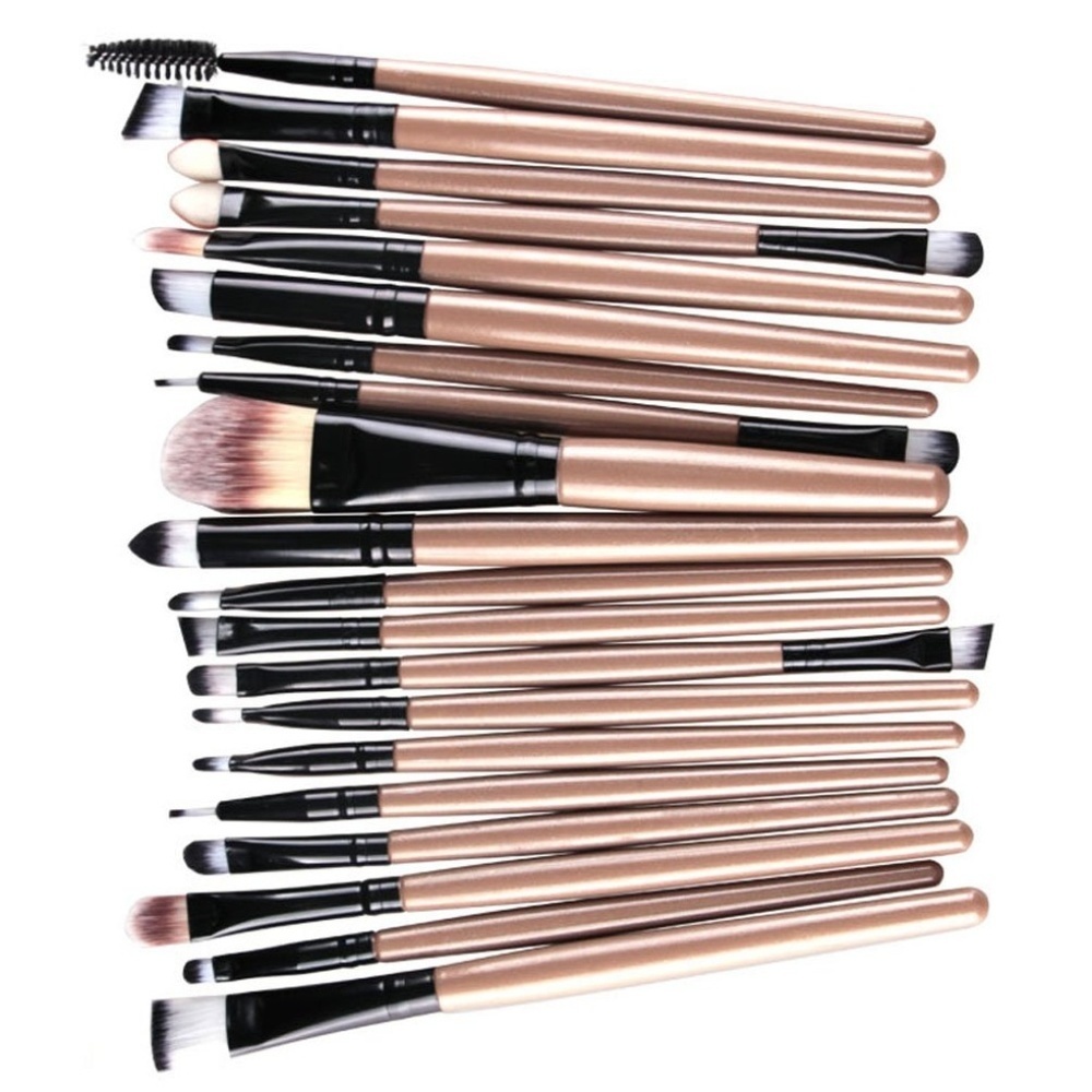 NEW Nude 15 pcs Pro Makeup Brush Set - Picture 2 of 3